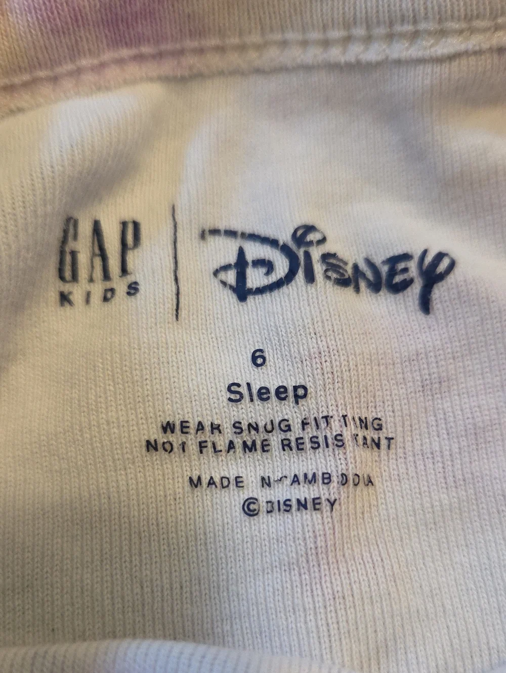 Gap Tie-Dye Mickey & Minnie Pajama Set